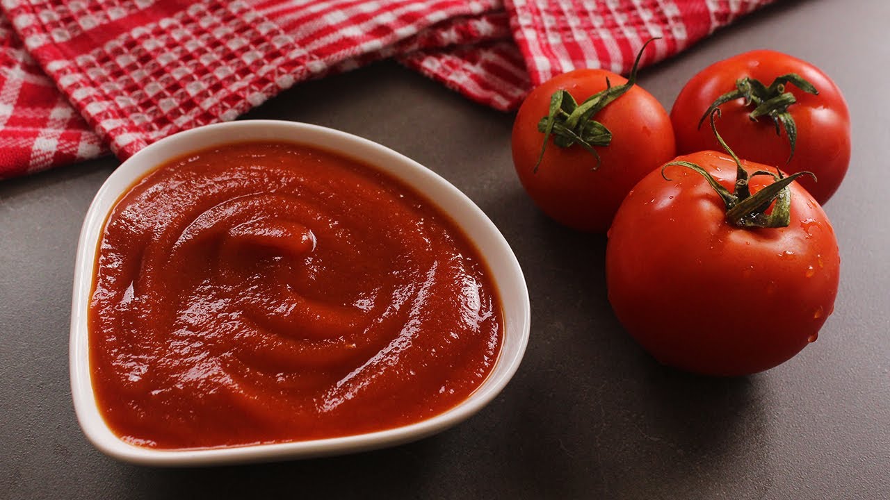 طريقة عمل الكاتشب في المنزل بطعم رائع أفضل من الجاهز