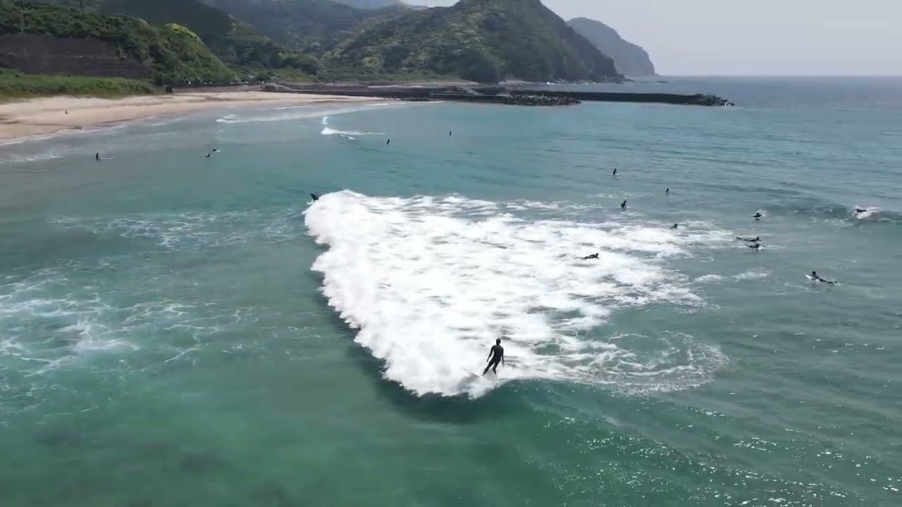 【恋ヶ浦サーフポイント1】ドローン空撮 2022/6/4 宮崎県串間市
