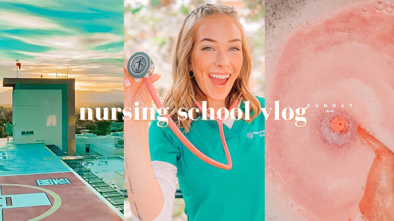 DAYS IN THE LIFE OF A NURSING STUDENT | ICU clinical, grad pics, LUSH haul + more