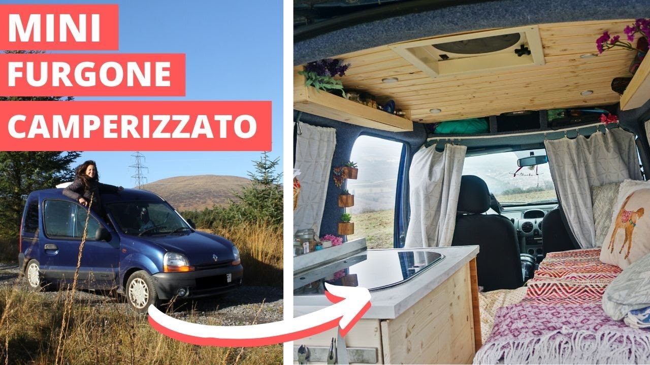 MINI VAN TOUR - Camperizzazione Pratica e Compatta - KANGOO 2003