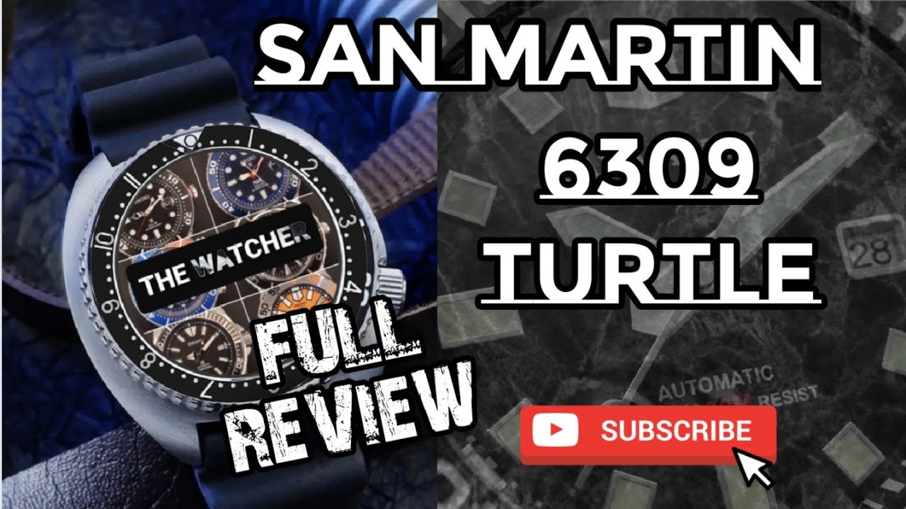 San Martin SN057 ◇ Seiko Turtle 6309 Homage ◇ Full review | The Watcher