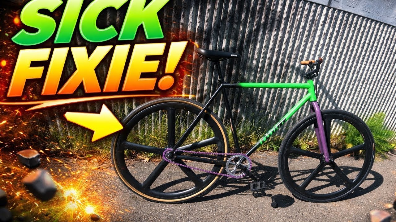 Riding my volume thrasher #fgfs #fixie #fixedgearbike