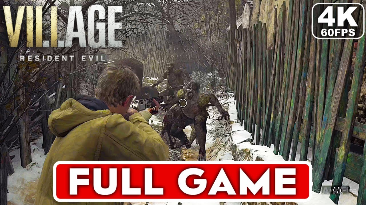 RESIDENT EVIL 8 VILLAGE 3rd Person Gameplay Walkthrough Part 1 FULL GAME [4K 60FPS] - No Commentary