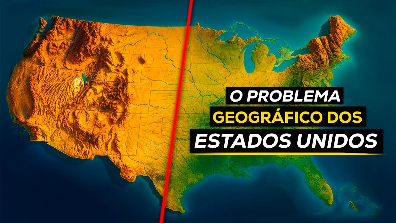 A Linha Invisível que Divide os ESTADOS UNIDOS