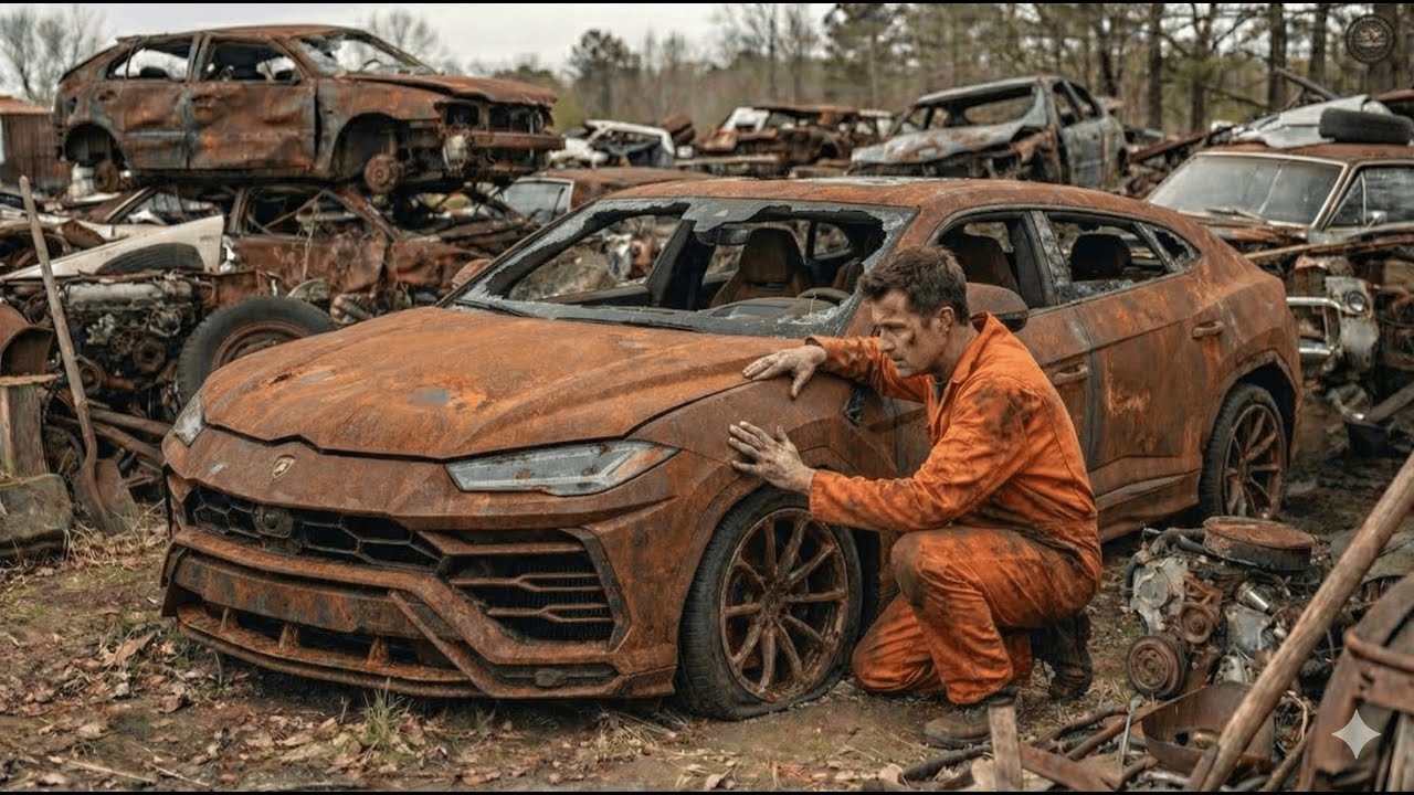ASMR Car Restoration! Full Restoration of a Lamborghini Urus from Total Disrepair to Looking New
