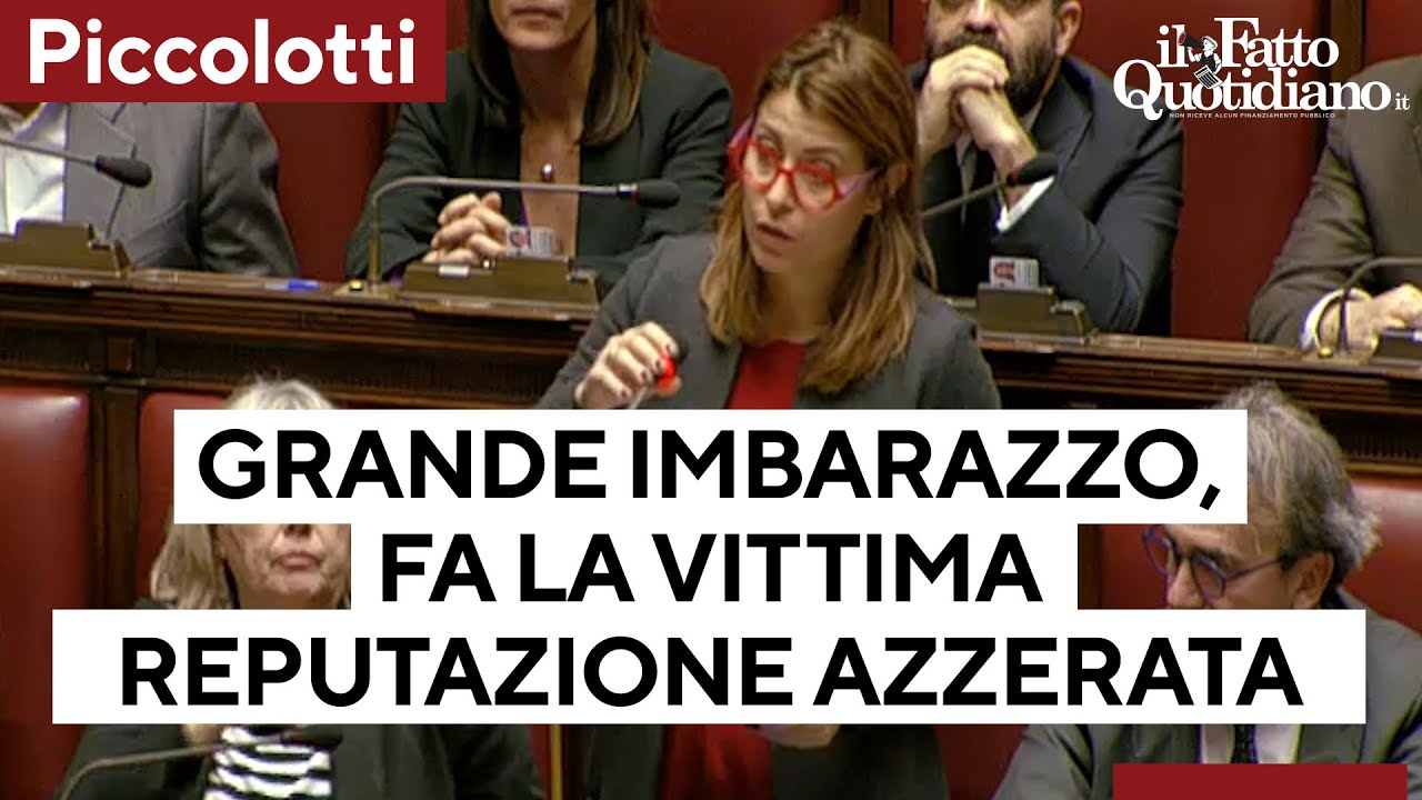 Sfiducia Santanch&eacute;, Piccolotti: 