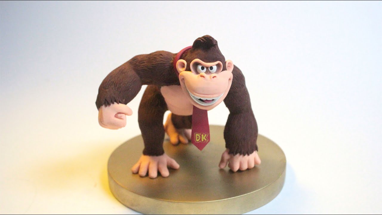 Donkey kong CLAY figure / Super Mario Bros movie