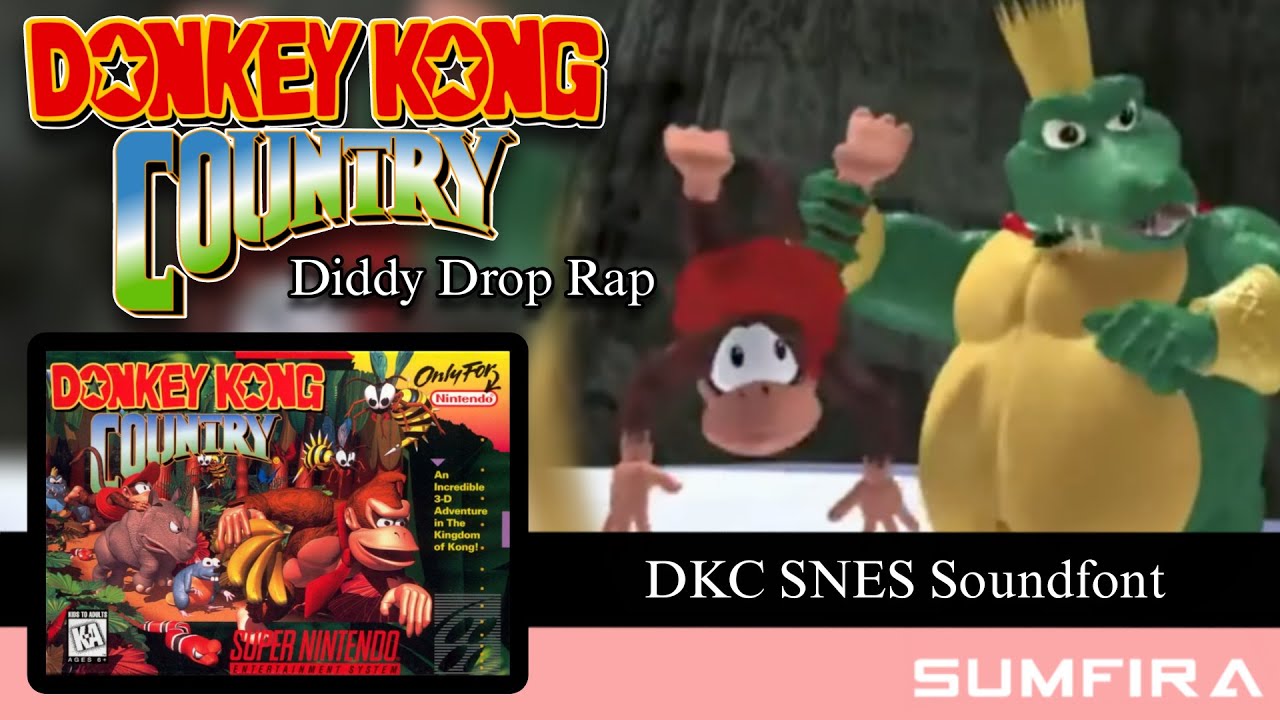 Donkey Kong Country (Animated Series) - Diddy Drop Rap (DKC SNES Soundfont)