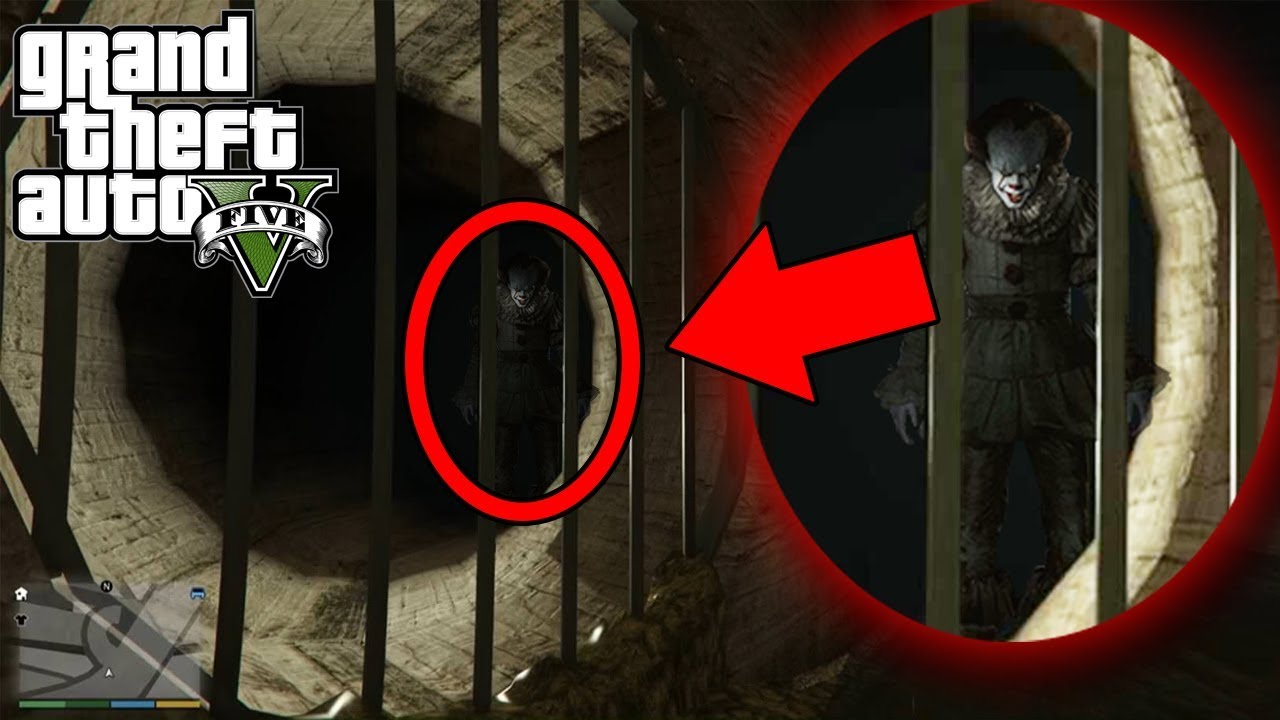 I found PENNYWISE from IT in GTA 5 (Do NOT Try This Yourself) GTA 5 Myths & Legends