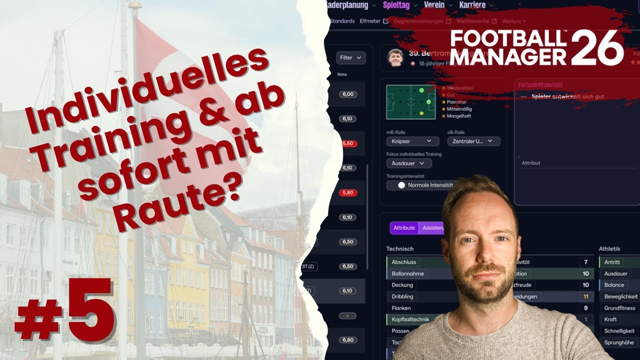Lets Play Football Manager 26 | Karriere #5 - Individuelles Training der Talente & jetzt mit Raute?