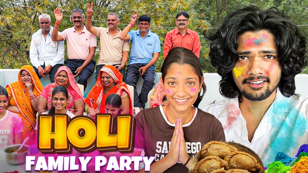Holi family reunion party 😍 |