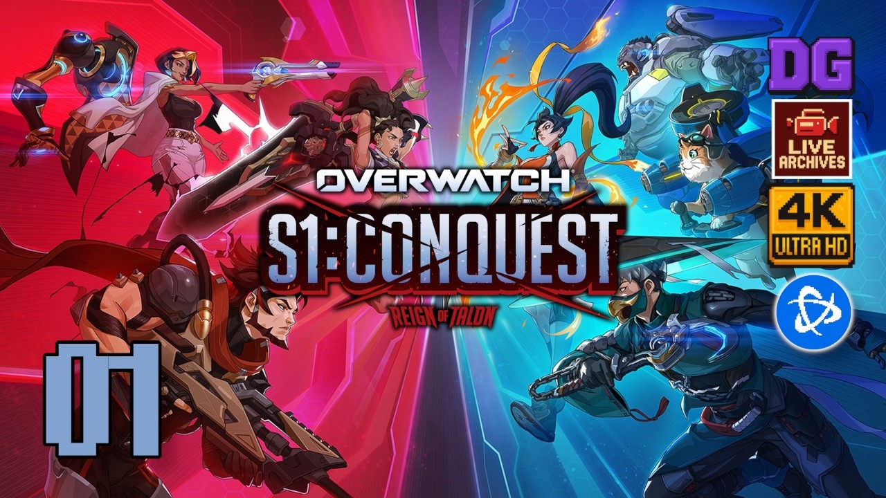 [ Live ] #01：新キャラサポを使ってみる『Overwatch』| PC【4K60fps】