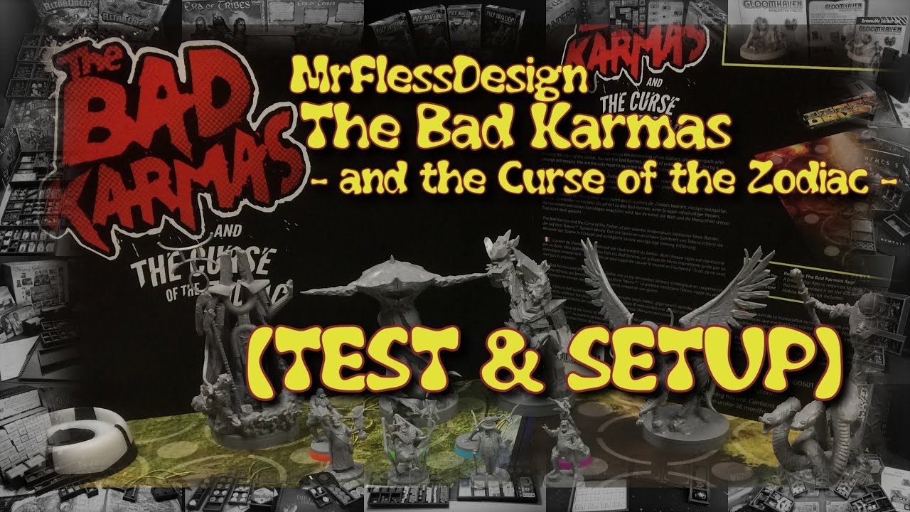 teburu -The Bad Karmas and the Curse of the Zodiac - Test & Setup  #3/4 (uncut) 4K