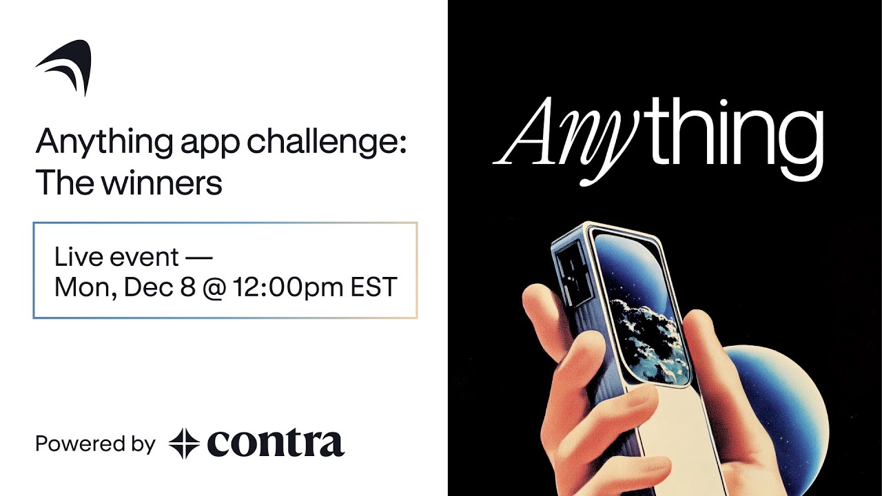 Anything App Challenge: Winner's Announcement