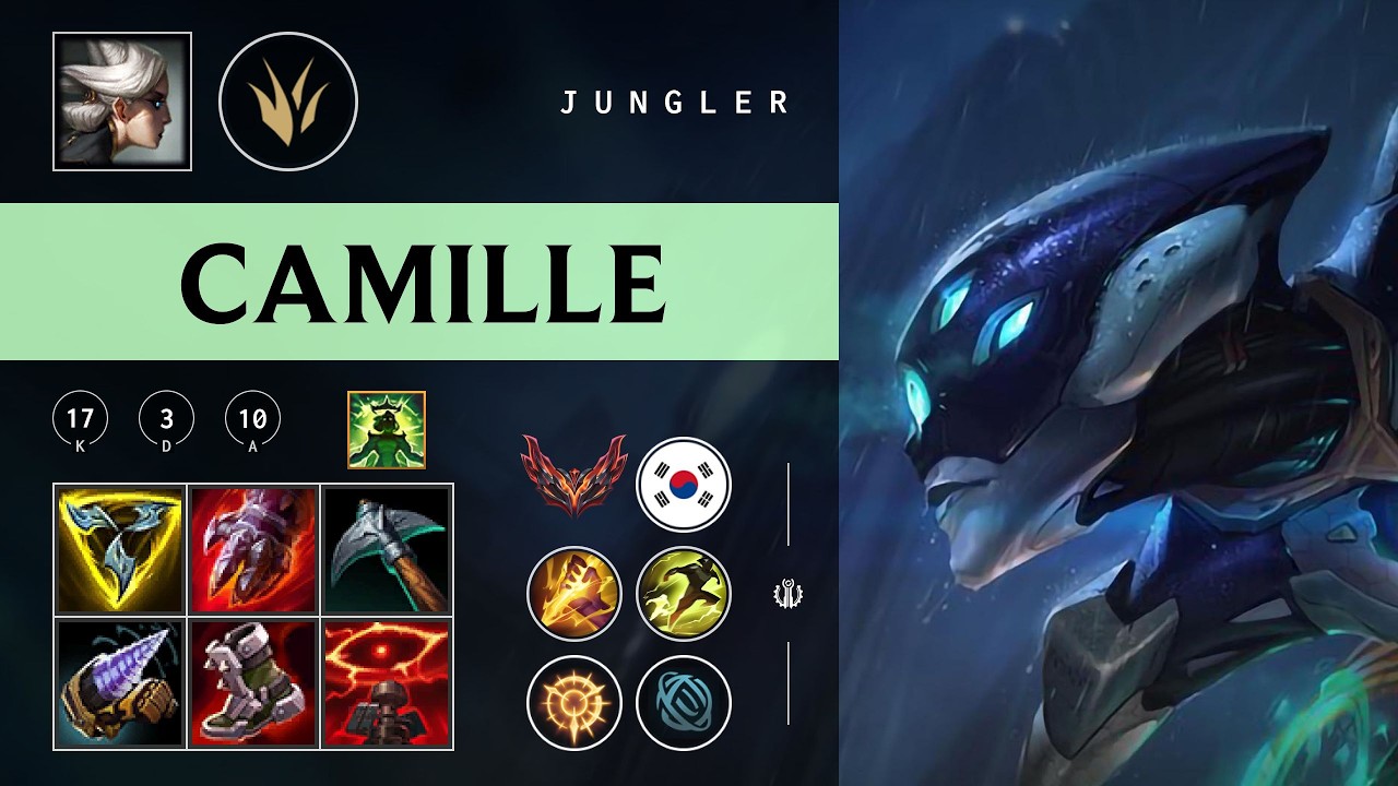 Camille Jungle vs Graves - KR Grandmaster Patch 26.05