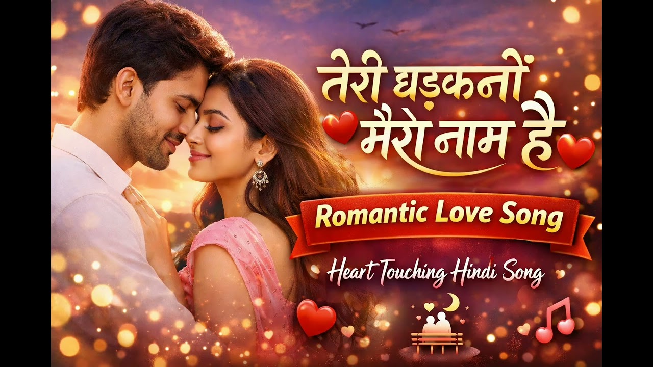Teri Dhadkanon Mein Mera Naam Hai |  तेरी धड़कनों में मेरा नाम है ❤️ | Romantic Hindi Song #lovesong