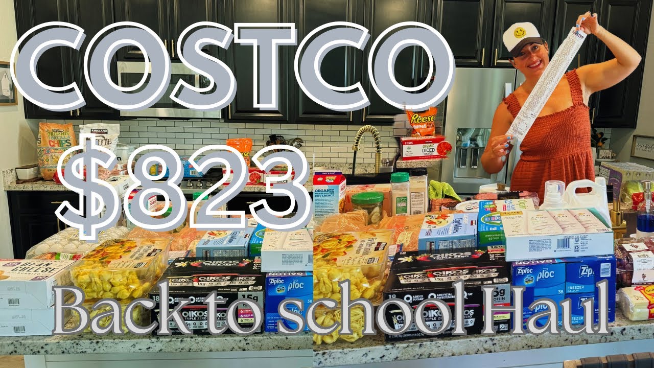 BACK TO HOMESCHOOL BIG COSTCO HAUL||FEEDING 4 TEENS 😳