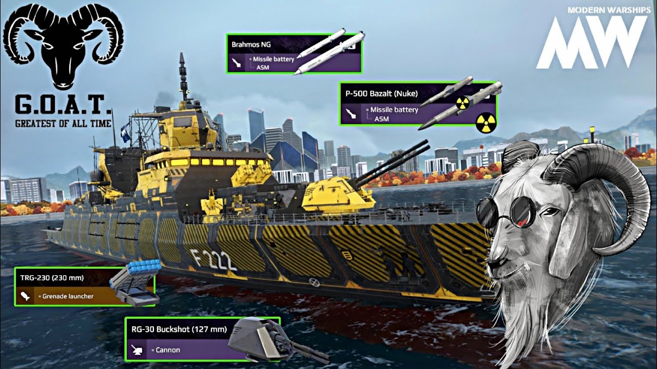 FGS F125 - Ultimate G.O.A.T 🔥 Really Crazy & Killing Machine ☠️ - Modern Warships 