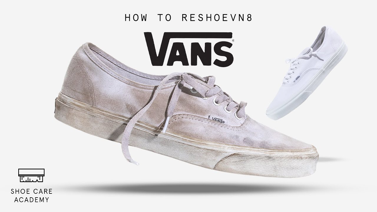 The Best Way To Clean TRASHED White Vans!