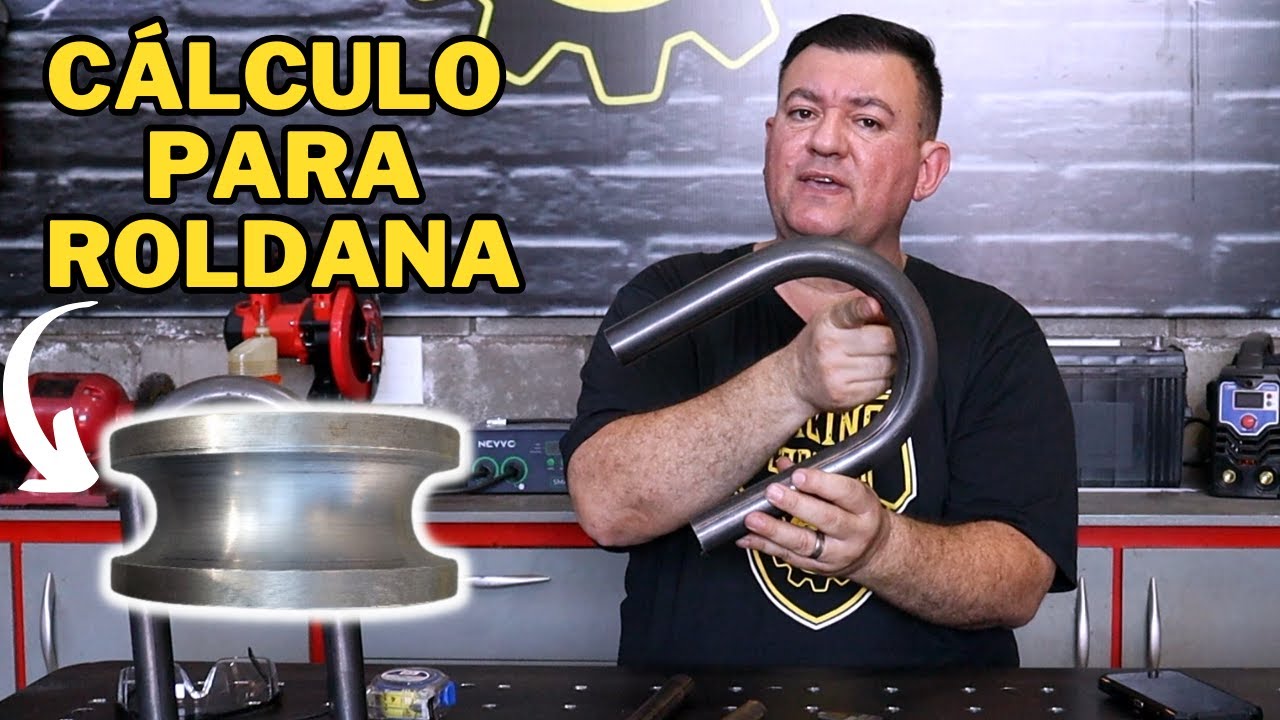 Como Fazer Uma Curvadora de Tubos EP. 05 - Cálculo para Fabricar Roldana
