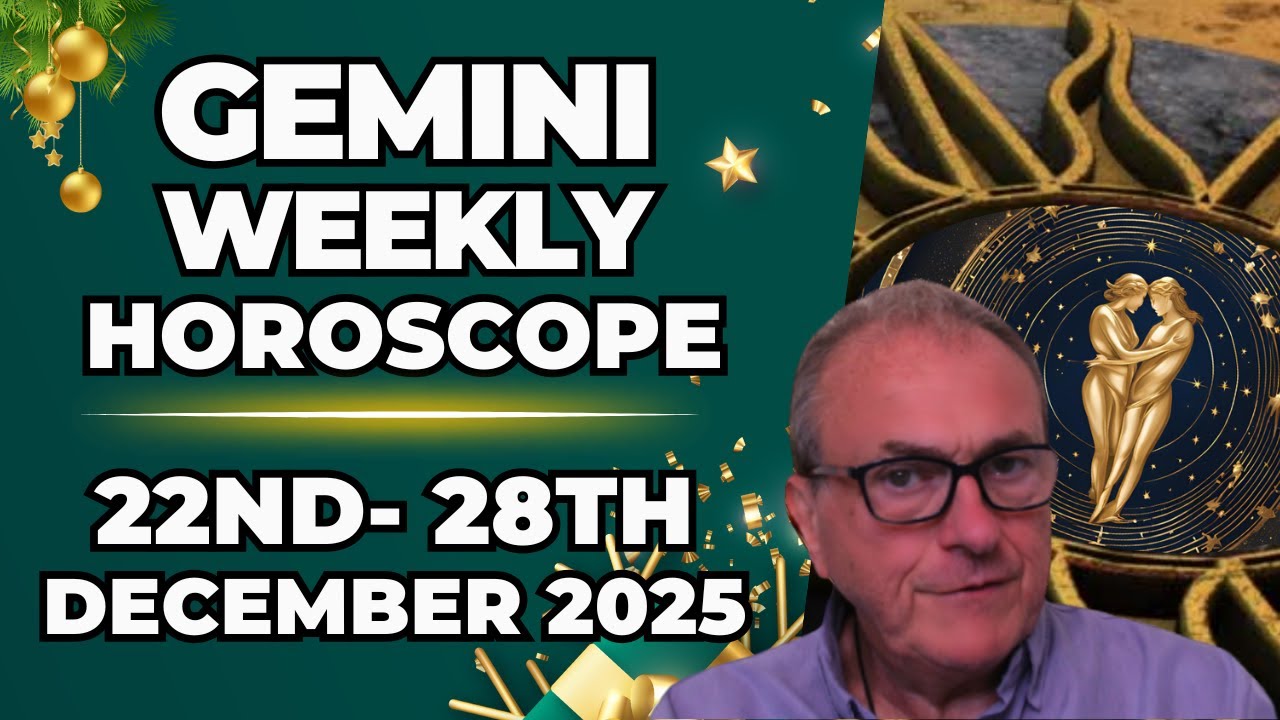 Gemini Weekly Horoscope ♊ Dec 22–28, 2025 | Patrick Arundell Astrology