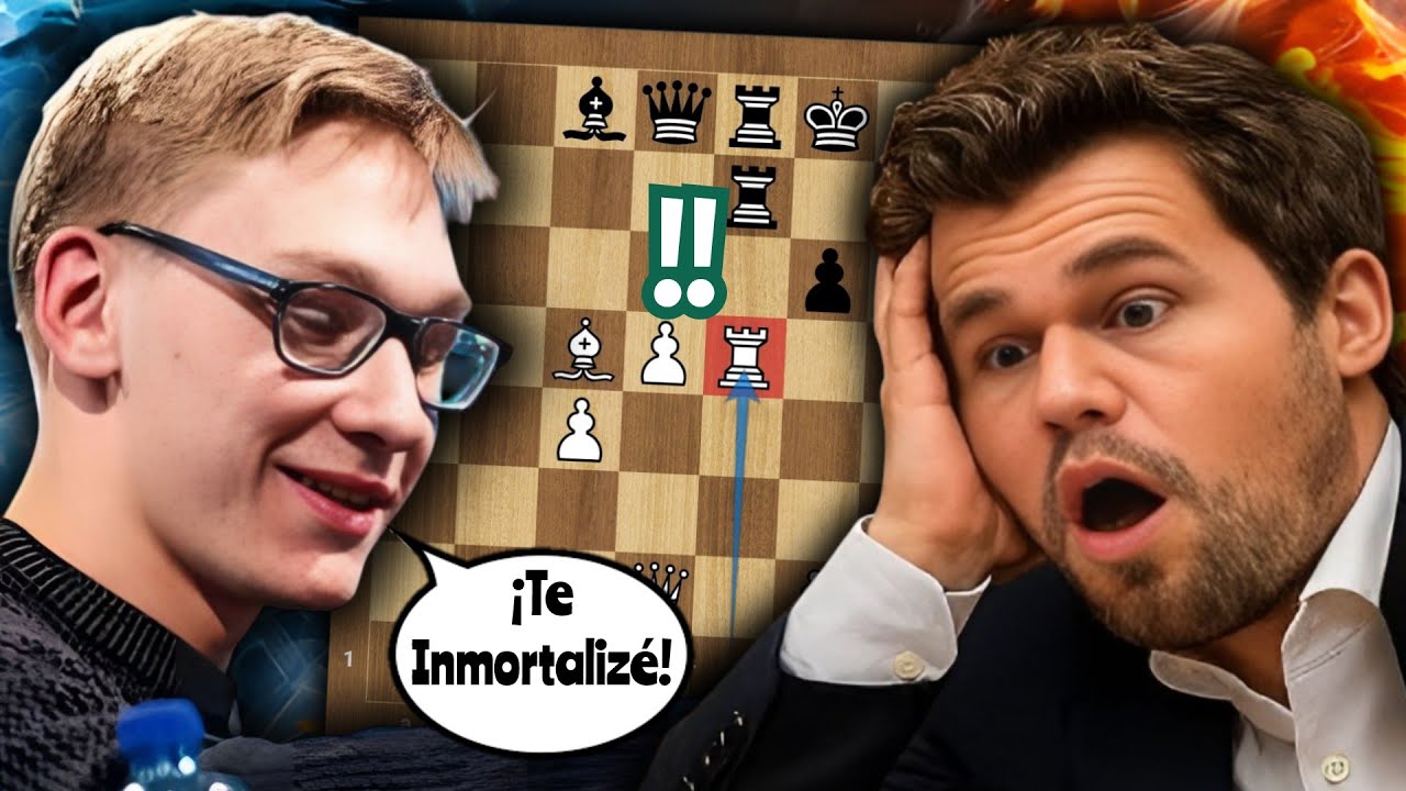 !!!LE SACRIFICA LAS 2 TORRES PARA LLEVARLO AL MATE😱💥!!! | Lazavik vs. Carlsen | (SCC semifinal).