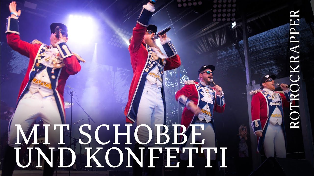 Mit Schobbe und Konfetti • Die RotRockRapper live @ Kultur im Park 2022 🌳
