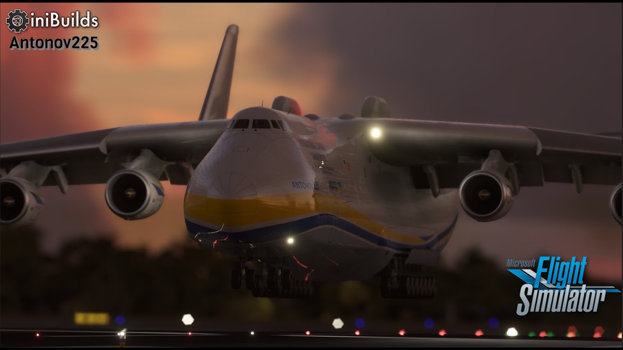 antonov 225 landing lisbon