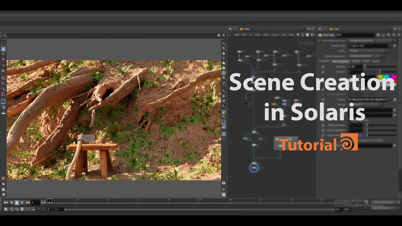 Solaris Scene Creation Lighting Workflow Tutorial
