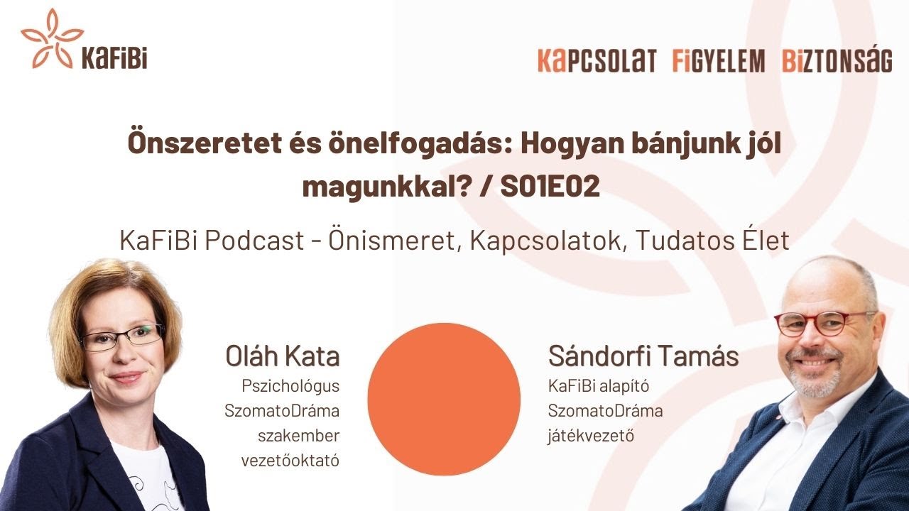 &Ouml;nszeretet &eacute;s &Ouml;nelfogad&aacute;s: Hogyan B&aacute;njunk J&oacute;l Magunkkal? - podcast S01E02