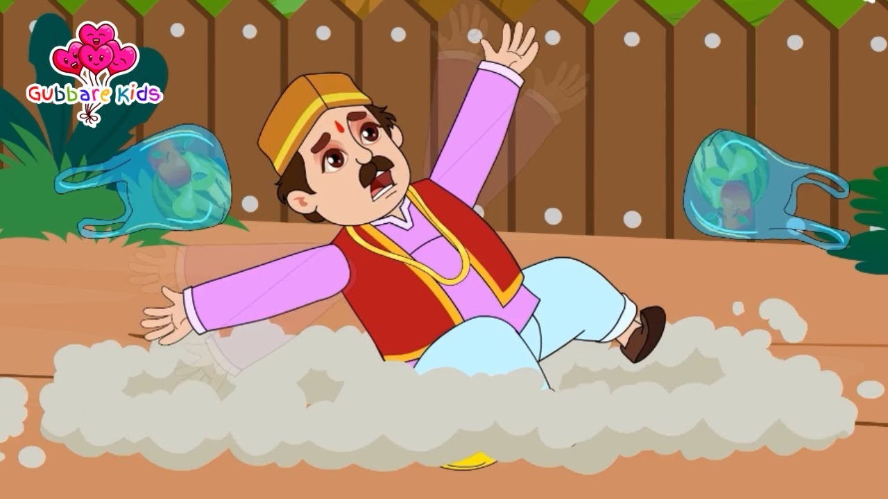 Lalaji Ne Kela Khaya | Hindi Nursery Rhymes - Gubbare Kids