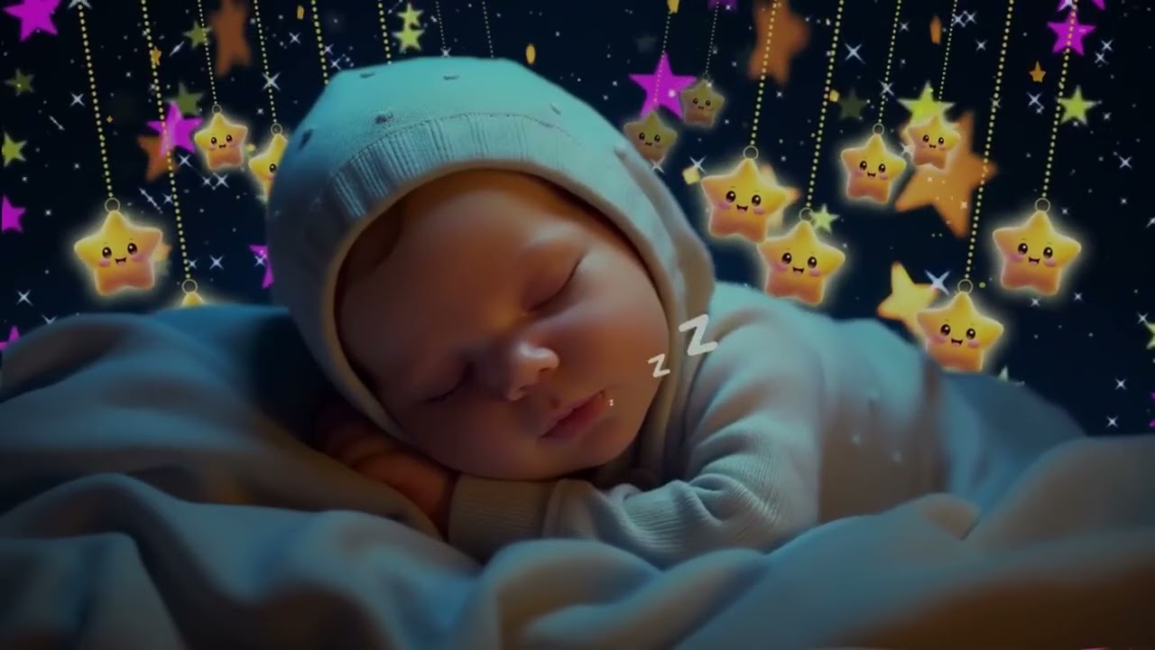 Baby Sleep Music 🎵 Mozart & Brahms Lullaby 🌙 Restore Calm and Fall Asleep Softly
