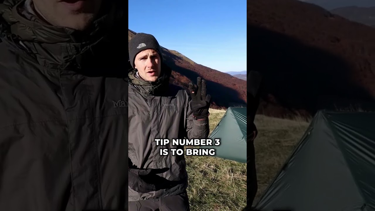 3 Tips for Staying Warm in a Tent #shorts #hiking #outdoors
