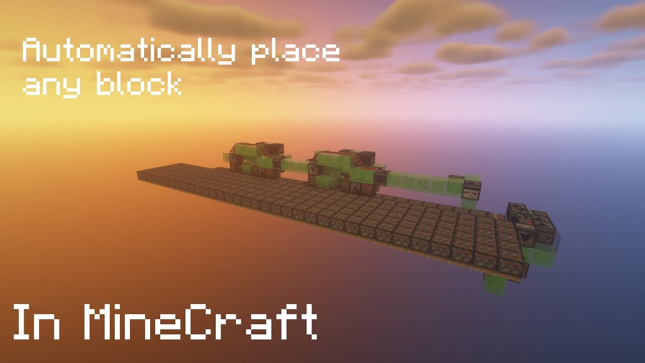 Automatic Floor Builder Minecraft