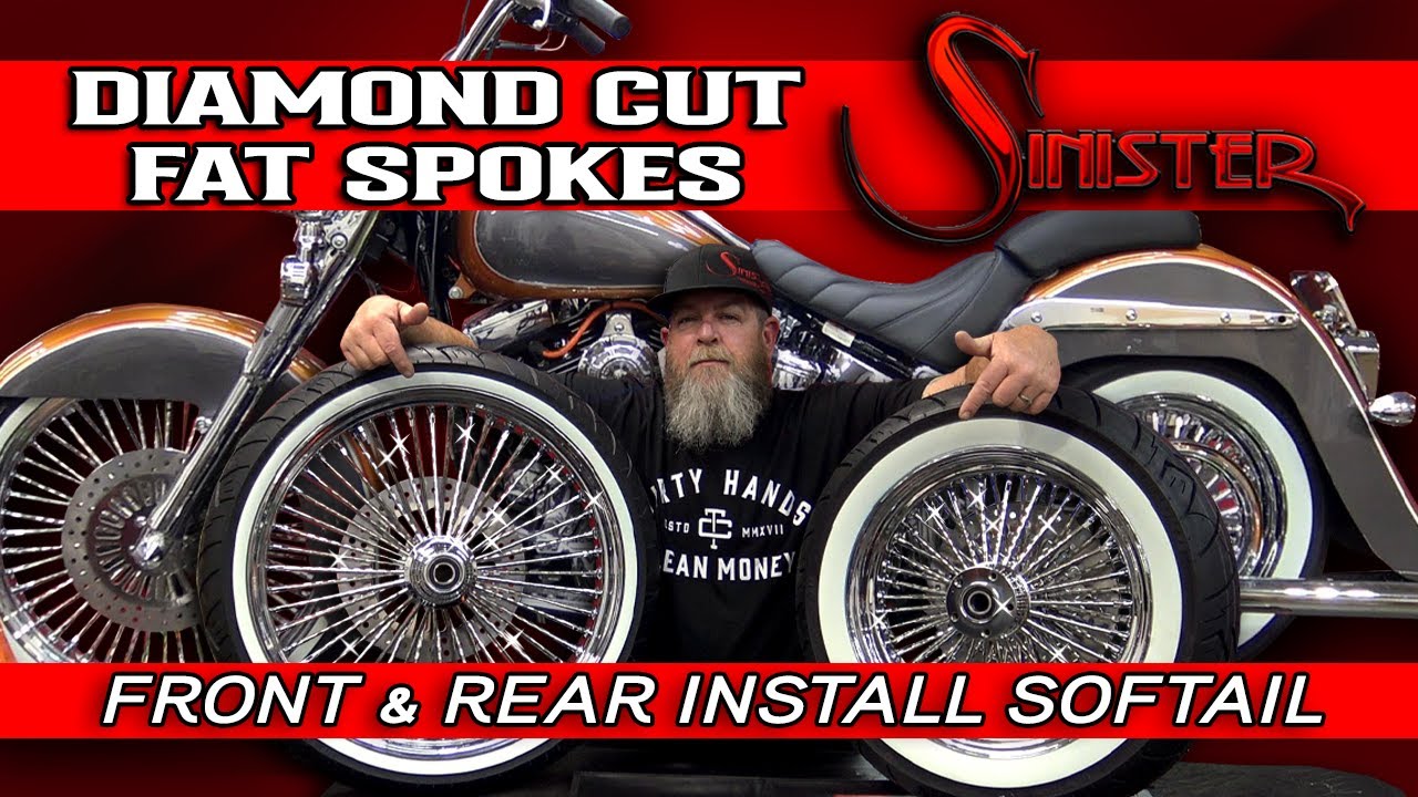 ⚡Softail Makeover! Sinister Diamond Cut Wheels⚡