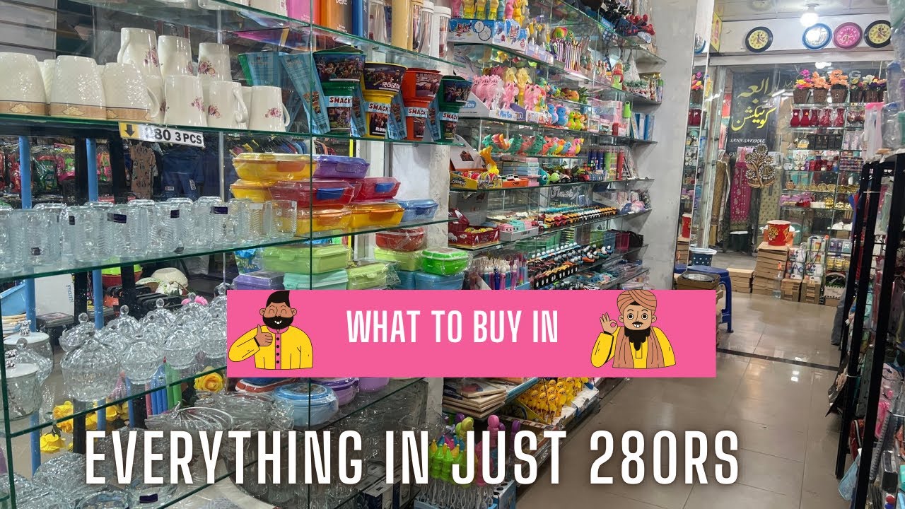 How to buy everything in just 280 Rs🛍️|| buy everything in just 280Rs 💰🤑 || one dollar shop