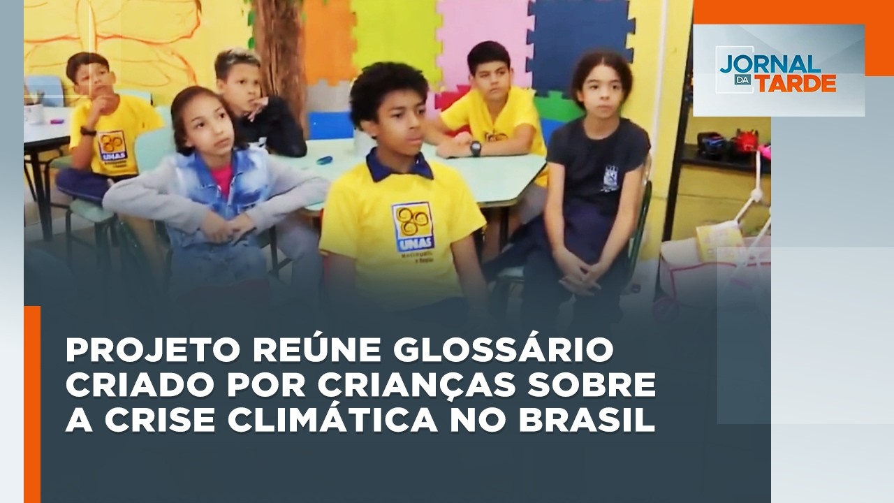 Projeto reúne glossário criado por crianças sobre a crise climática no Brasil