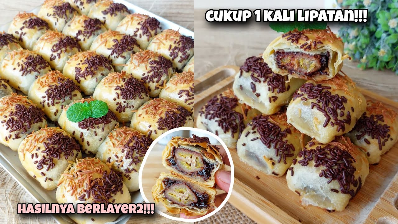 INI CARA CEPAT BIKIN BOLEN KAMU BERLAYER2‼️ BOLEN PISANG RENYAH, LEMBUT LEGIT ENAAAAK‼️