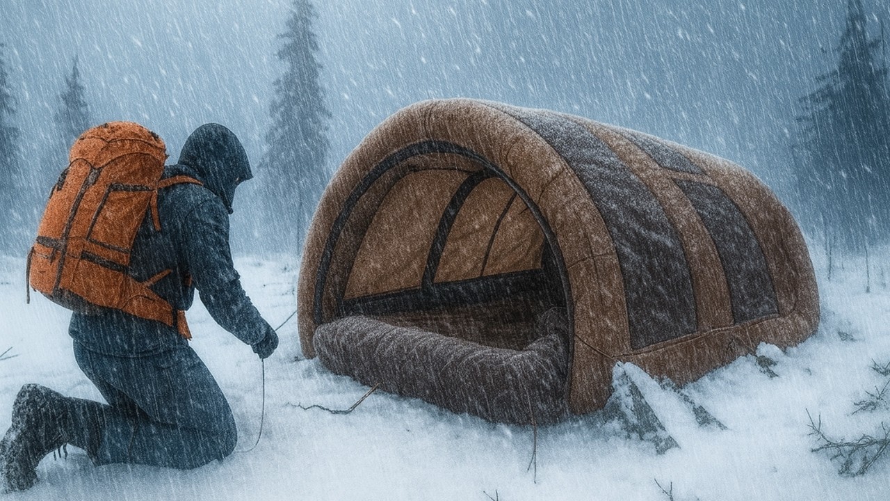 Surviving Blizzard and Learned the DARK TRUTH About Insulated Tents  | Extreme Off Grid Winter Life