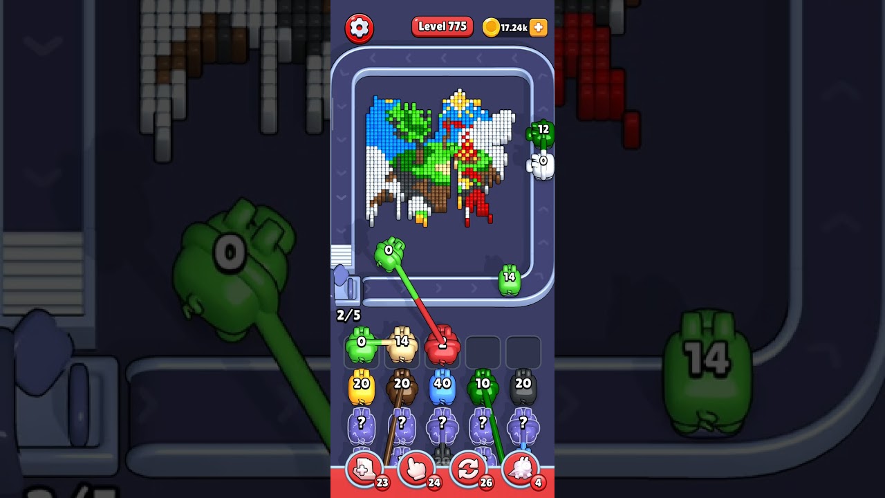 Pixel Flow — hard level 775