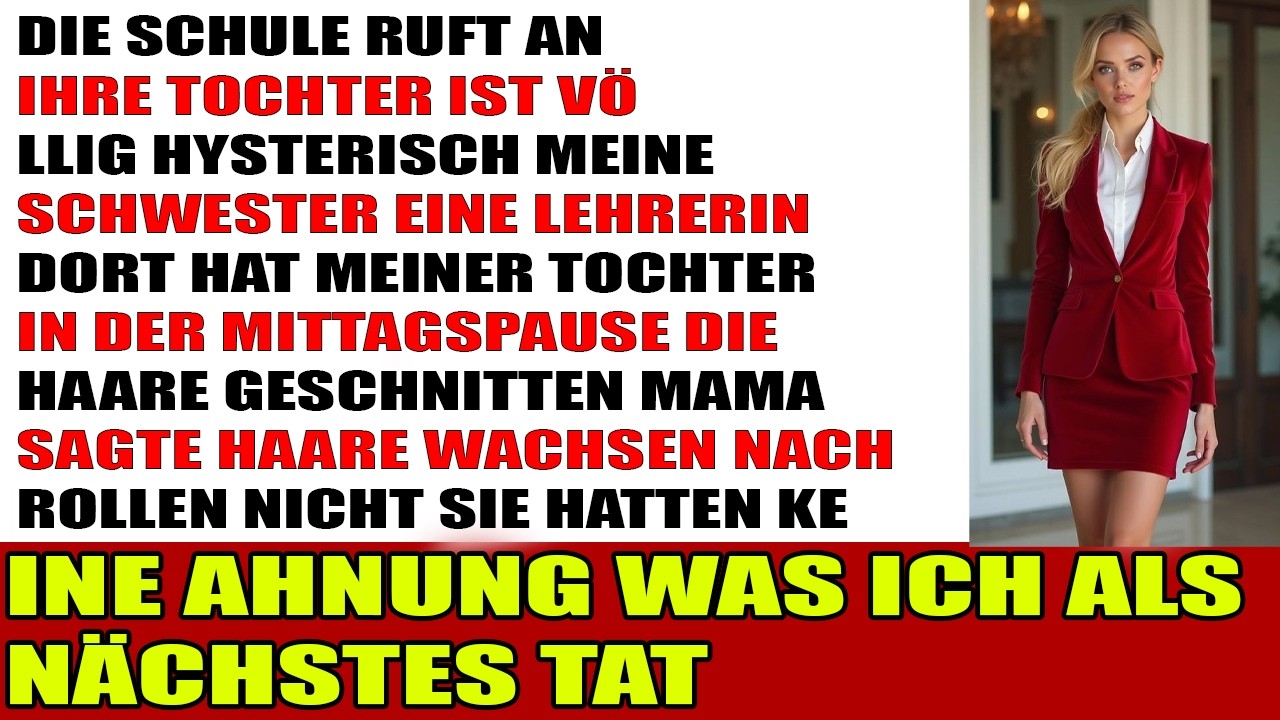 Meine Schwester rasierte den Kopf meiner Tochter nach ihrem Hauptrollen Sieg