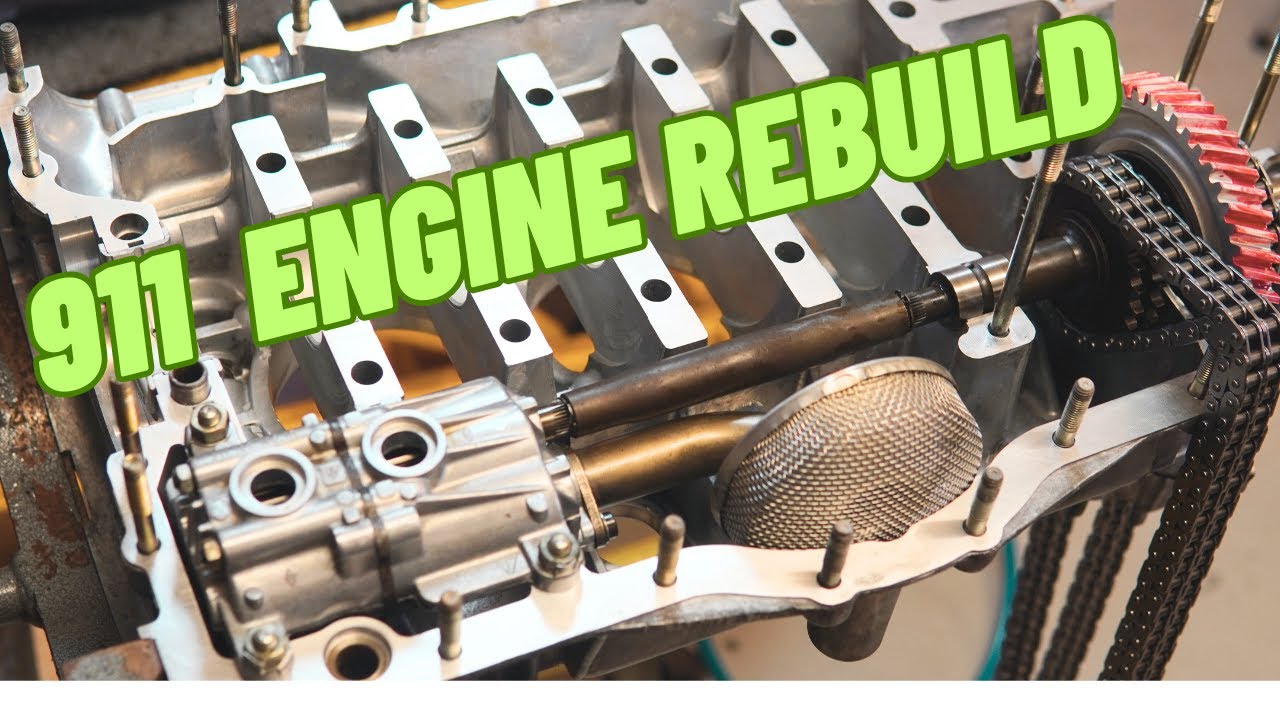 Porsche 911 Short Block Engine Assembly