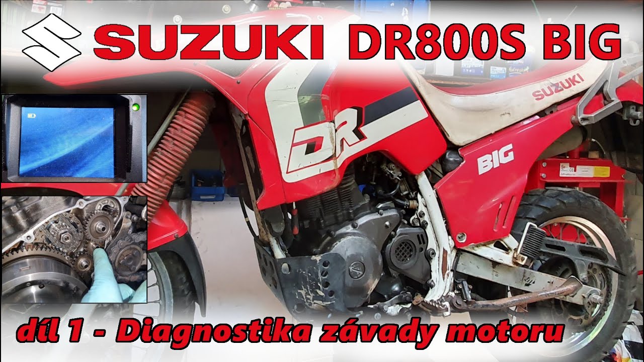 SUZUKI DR800S BIG - díl 1. Diagnostika závady motoru