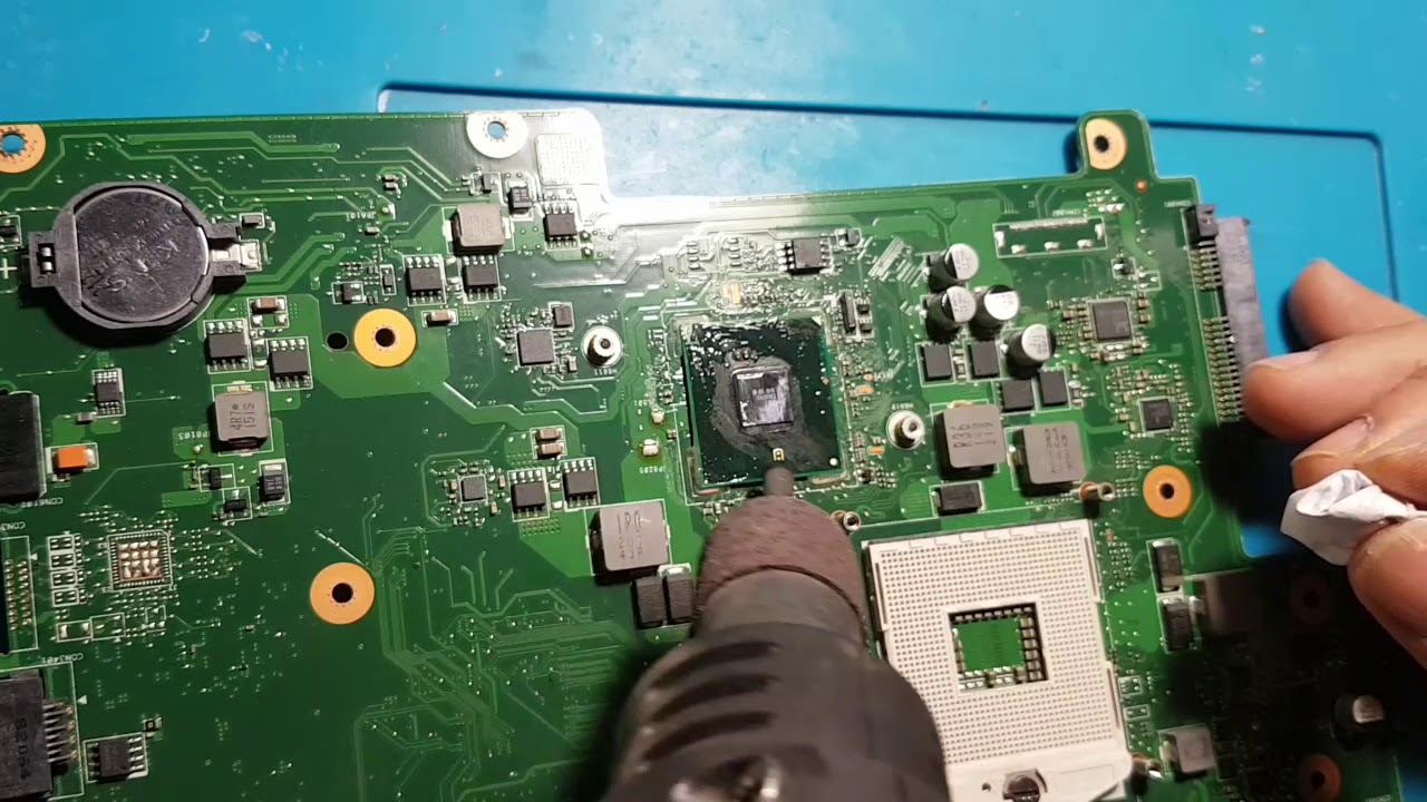إصلاح عطل كارت شاشة الحاسوب    Repair carte graphique pc portable acer