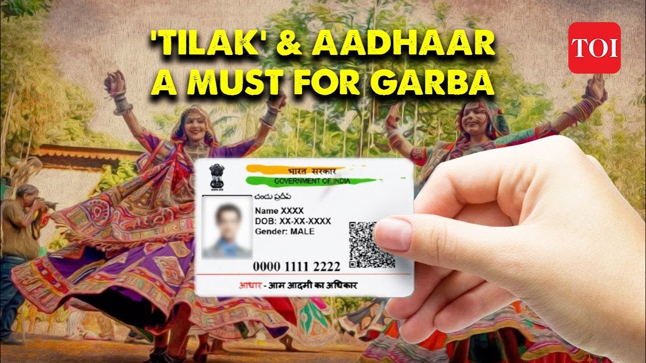 Ujjain garba organiser enforces ban on non-Hindus; 'Tilak' and Aadhaar must for entry