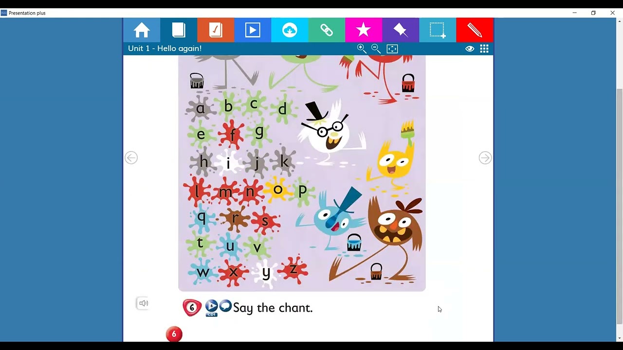 Kid's Box 2 Unit 1 Chant: Alphabet