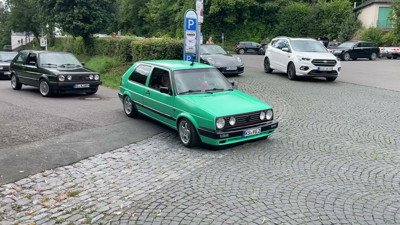 Ausfahrt VW Golf 2 Edersee Schloss Waldeck 21.08.2021 #G2FNH