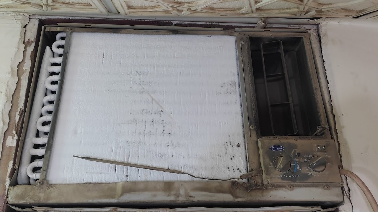 window ac ice problem