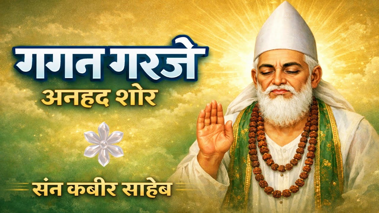 अनहद नाद की दिव्य वाणी — गगन गरजै अनहद शोर | संत कबीर साहेब भजन | Kabir Amritvani 