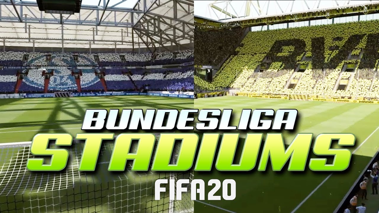 FIFA 20 - ALL BUNDESLIGA STADIUMS AND TIFO 🔥⚽️